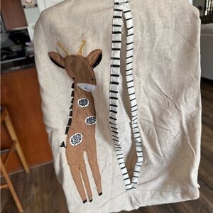 Lamb & Ivy Signature Beige Fabric diaper holder